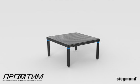 Сварочный стол Professional Extreme 8.7 1500x1500x100 с опорами креплением к полу 750 SIEGMUND 16 системы