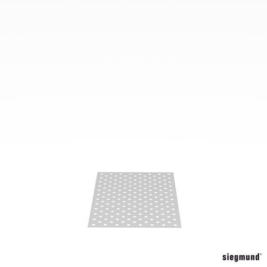 Перфорированный алюминиевый лист с диагональными отверстиями для стола 280025 для 28 системы фото