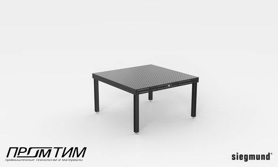Сварочный стол Professional 750 1500x1500x100 с опорами регулируемыми по высоте 550-950 SIEGMUND 16 системы