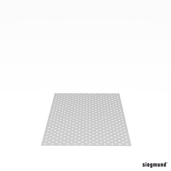 Перфорированный алюминиевый лист с диагональными отверстиями для стола 280060 (2x 280208) для 28 системы фото