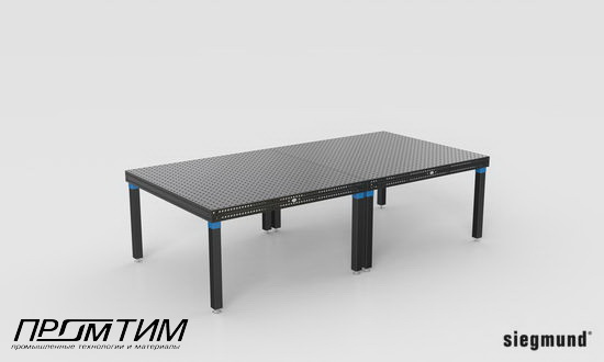 Сварочный стол Professional Extreme 8.7 3000x1500x100 с стандартными опорами 850 SIEGMUND 16 системы