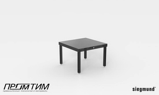 Сварочный стол Professional 750 1200x1200x100 с опорами регулируемыми по высоте 550-950 SIEGMUND 16 системы