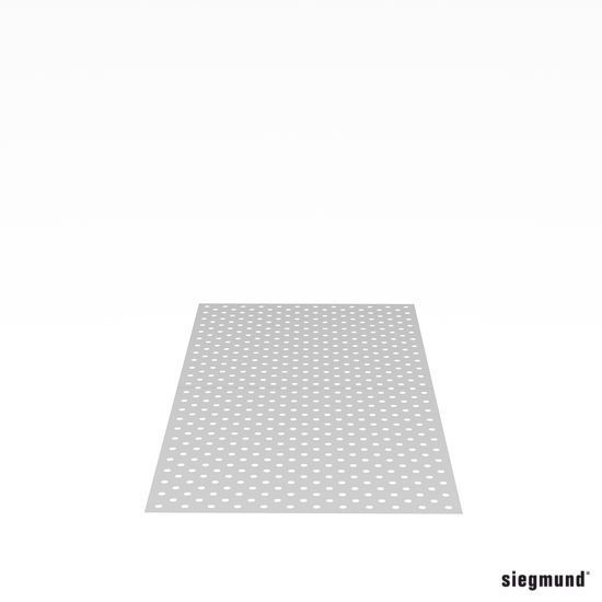 Перфорированный алюминиевый лист с диагональными отверстиями для стола 280030 (2x 280204) для 28 системы фото
