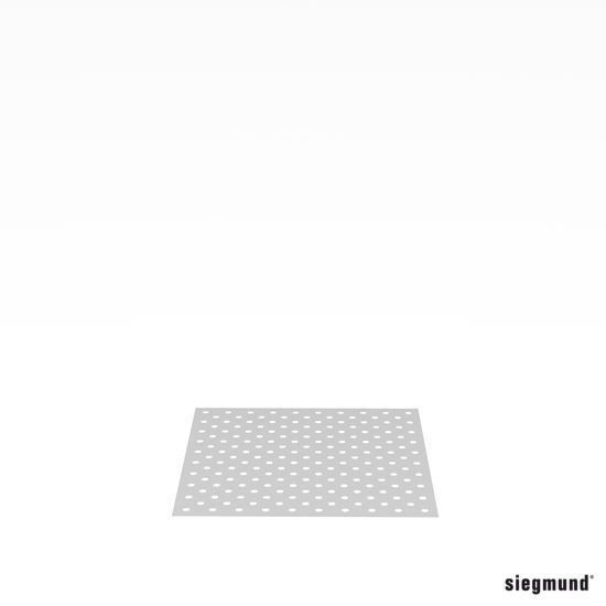 Перфорированный алюминиевый лист с диагональными отверстиями для стола 280010 для 28 системы фото
