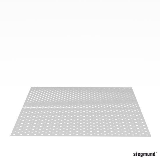 Перфорированный алюминиевый лист с диагональными отверстиями для стола 280045 (2x 280201) для 28 системы фото