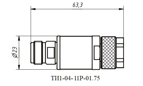 габаритные размеры трансформатора импеданса ТИ1_04_11Р_01.75.jpg
